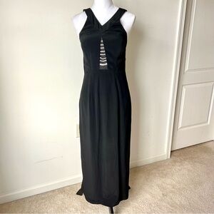 Vintage ALYCE Designs V-Neck Rhinestone Embellished Formal Evening Gown—SZ. 8